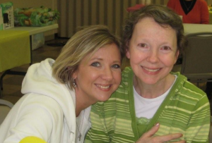 Kelley with her mom, Nicki