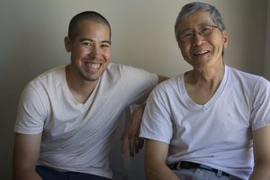 Dr. Nate Chin with his father, Moe