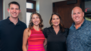 Snapshot of the Ryan Family, hosts of the Hackers & Slackers golf outing to benefit the UW IEA
