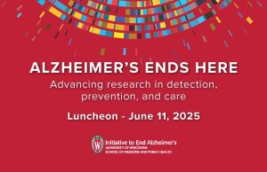 Front of Alzheimer's Ends Here Luncheon on June 11, 2025, invitation